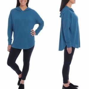 CHASER - Waffle Knit Hooded Sweatshirt